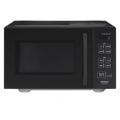 他サイト： 単機能 電子レンジ 22L フラット庫内 50Hz/60Hz対応 HMR-MF22A-K ブラックの商品画像