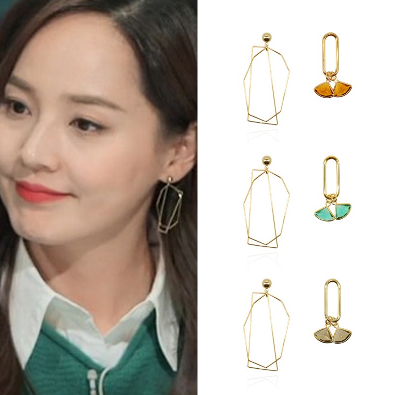 [ユジン着用]UNBAL CRYSTAL EARRINGS/デイリーリング/ 人気ジュエリー /韓国ファッションジュエリー /韓国の人気アクセサリー/韓国の芸能人着用