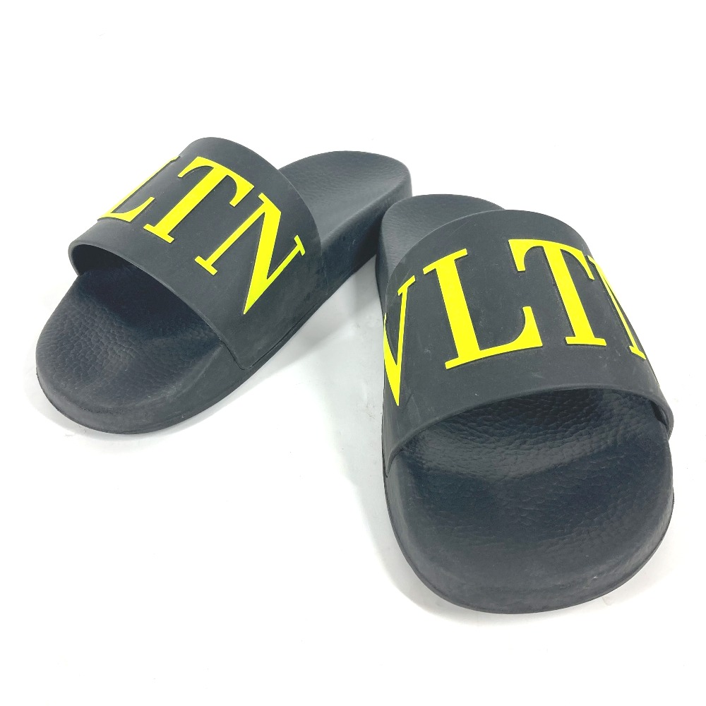 VALENTINO ヴァレンティノ サンダル ロゴ プールサンダル 靴 シューズ ラバー ブラック 14,256円