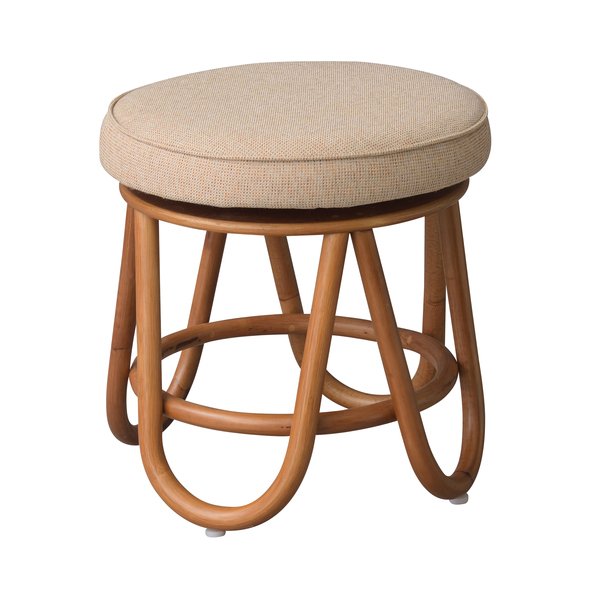 モリー 回転スツール ベージュ NS-538BE おしゃれ