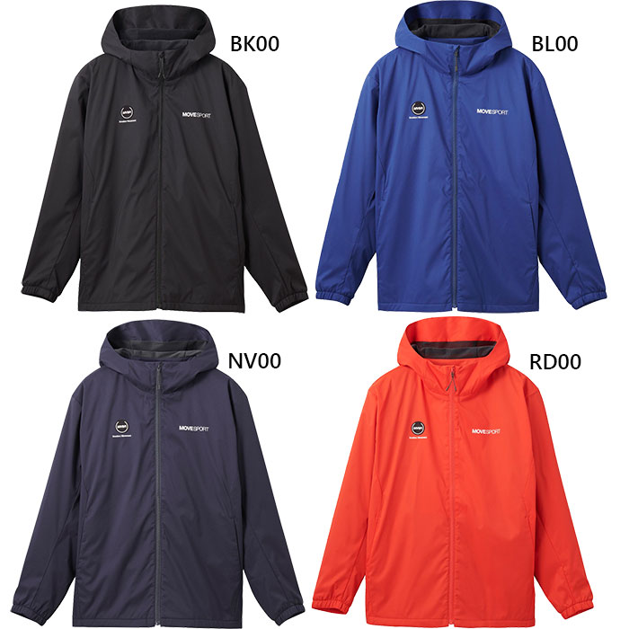 サイズ：L メンズ ムーブスポーツ MOVESPORT ヒートナビ タフ HEATNAVI TOUGH ライトリップ フーディー( ウインドブレーカー 防風 長袖 ST4FWB32M