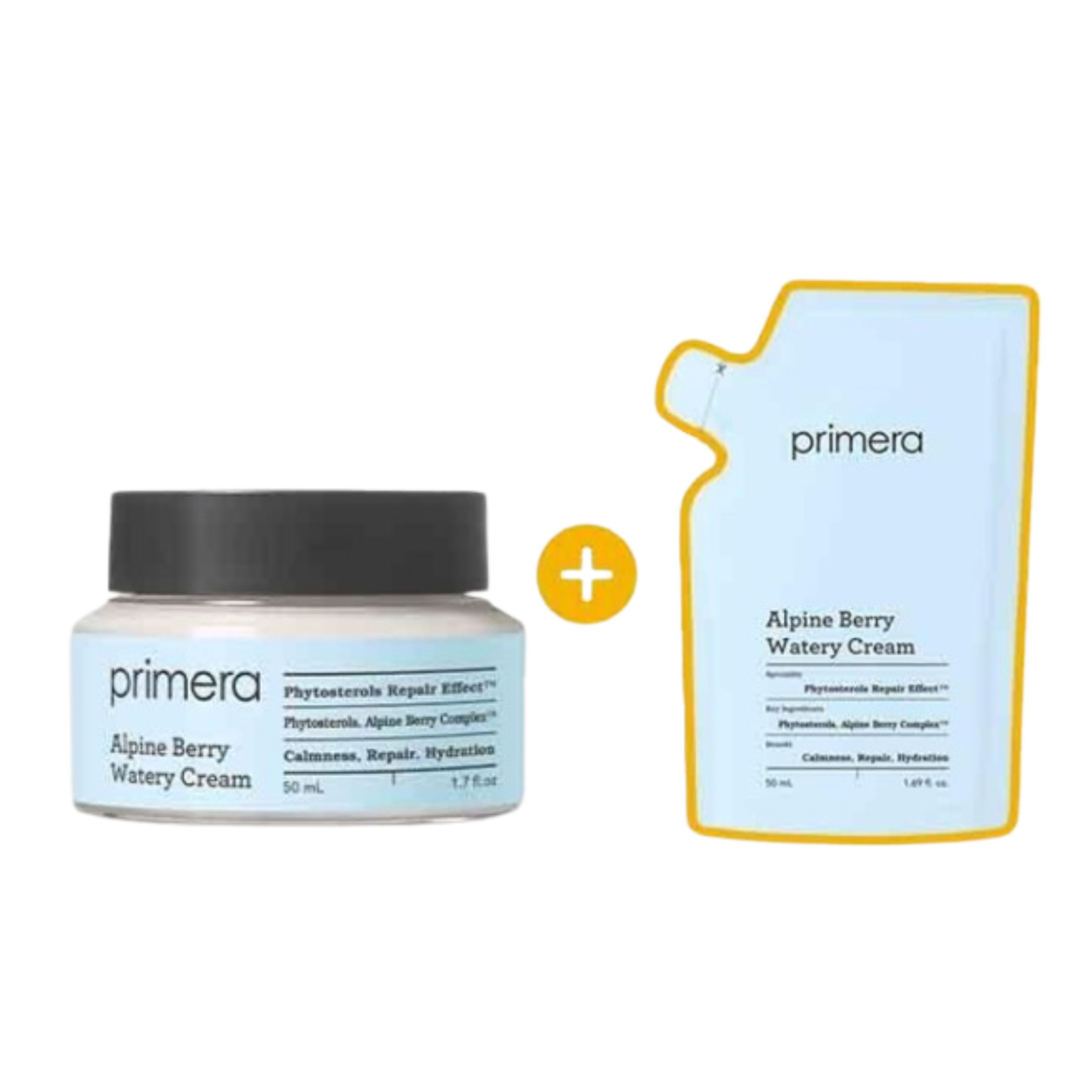 【本品+リフィル】アルパインベリーウォータリークリーム, 50ml