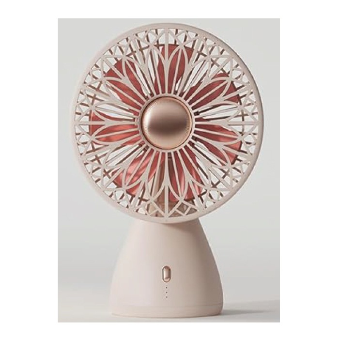 ポータブルファン ブライダルブーケ 充電式扇風機 送風機 風量3段階 卓上 ファン コンパクト 左右首振 扇風機 おしゃれ USB充電 最大8時間 静か 静音 熱中症対策 分解清掃