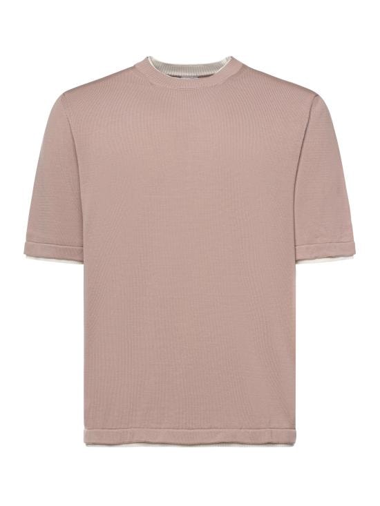 ELEVENTY Men T-Shirts M76MAGM31MAG0M015 26 01 BLUSH WHITE