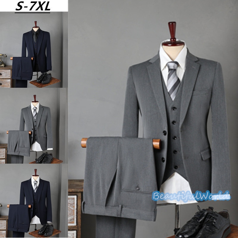 スーツ メンズ おしゃれ スーツセットアップ 3ピーススーツ ビジネススーツ 無地 スリム カジュアルスーツ フォーマルスーツ 洗える 紳士服 通勤 結婚式