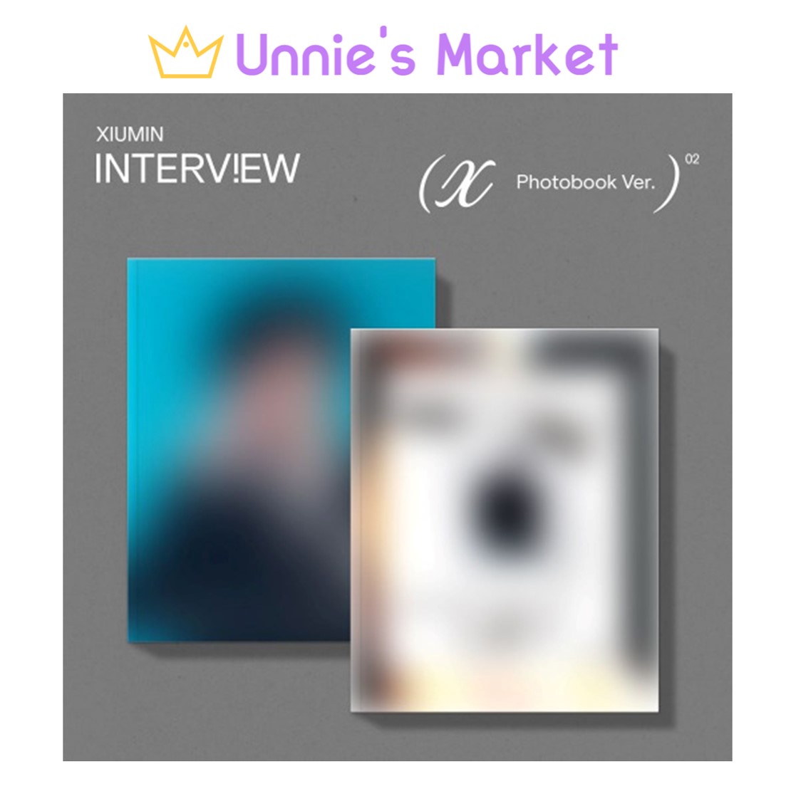 [SET] XIUMIN - Interview X Photobook Ver. (XIU VER. / MIN VER.) + Free Photocard 1EA(fan-made)