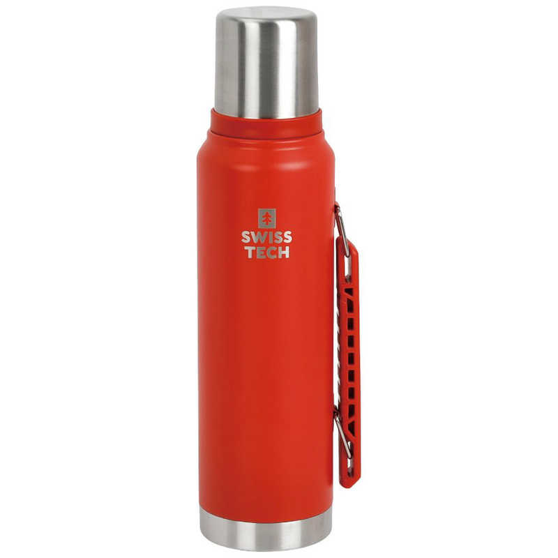 SWISS　魔法瓶 赤色 1200ml ステンレス製　ST076006