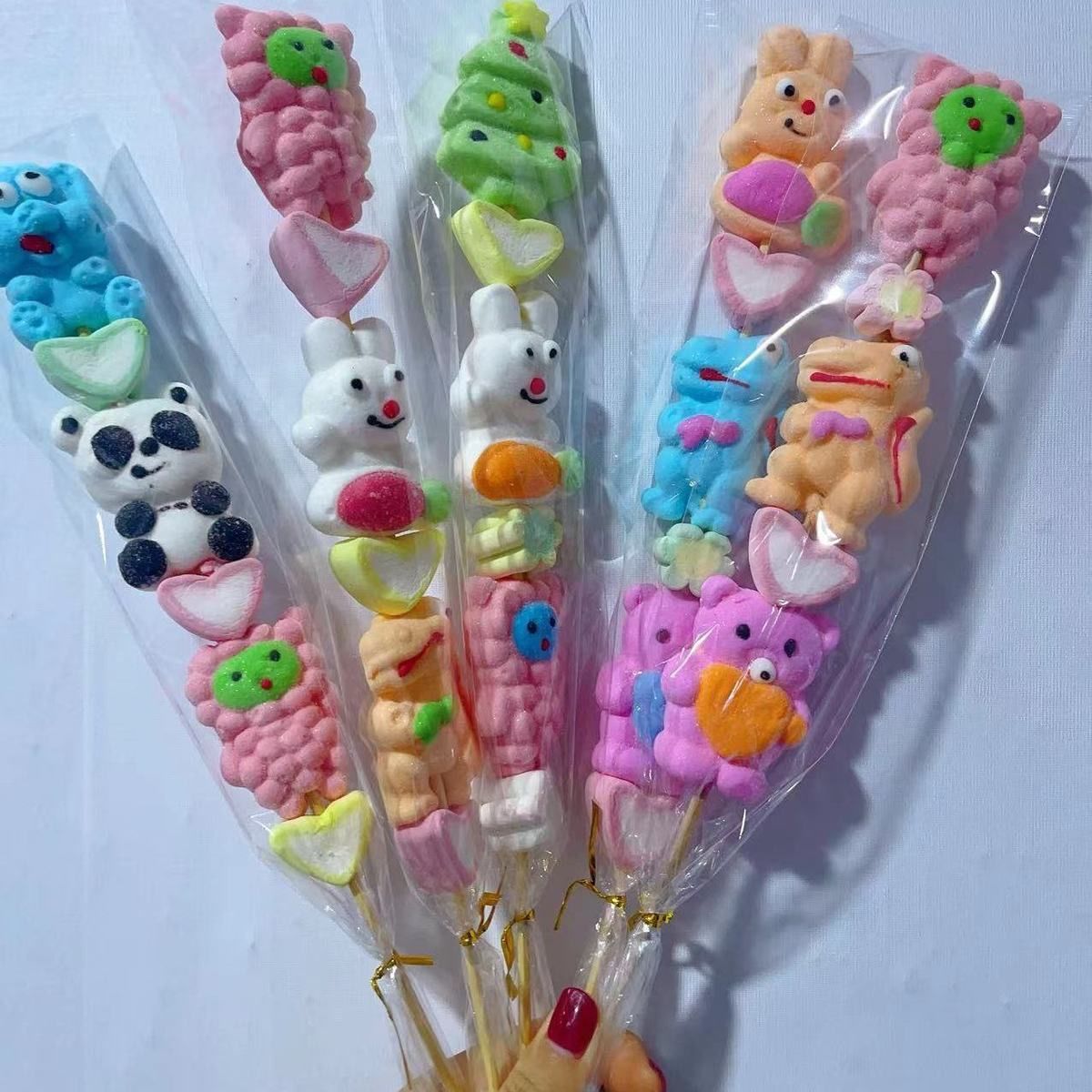 50/100Pcs 漫画綿ひょうたんグミロリポップバルクミックス クリスマスキャンディー 誕生日プレゼント 4,599円