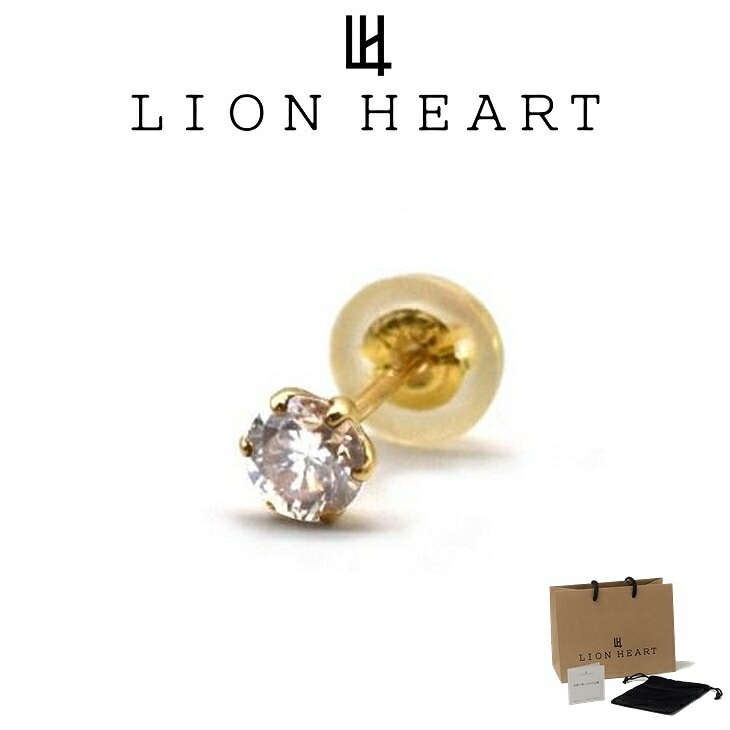 ピアス メンズ ダイヤモンドピアス Sサイズ K18 18金 プチモダン LH-1EA184 メンズピアス 片耳用 1点売り クリスマス 誕生日 プレゼント ギフト 彼氏