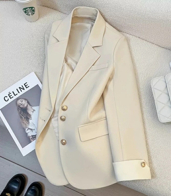 テーラードジャケット レディース 秋 テーラード 長袖 スーツ ライトアウター ジャケット 重ね着 カジュアル フォーマル カジュアル トップス オフィス 通勤 OL 韓国 ビジネス 羽織 はおり 上 5,096円