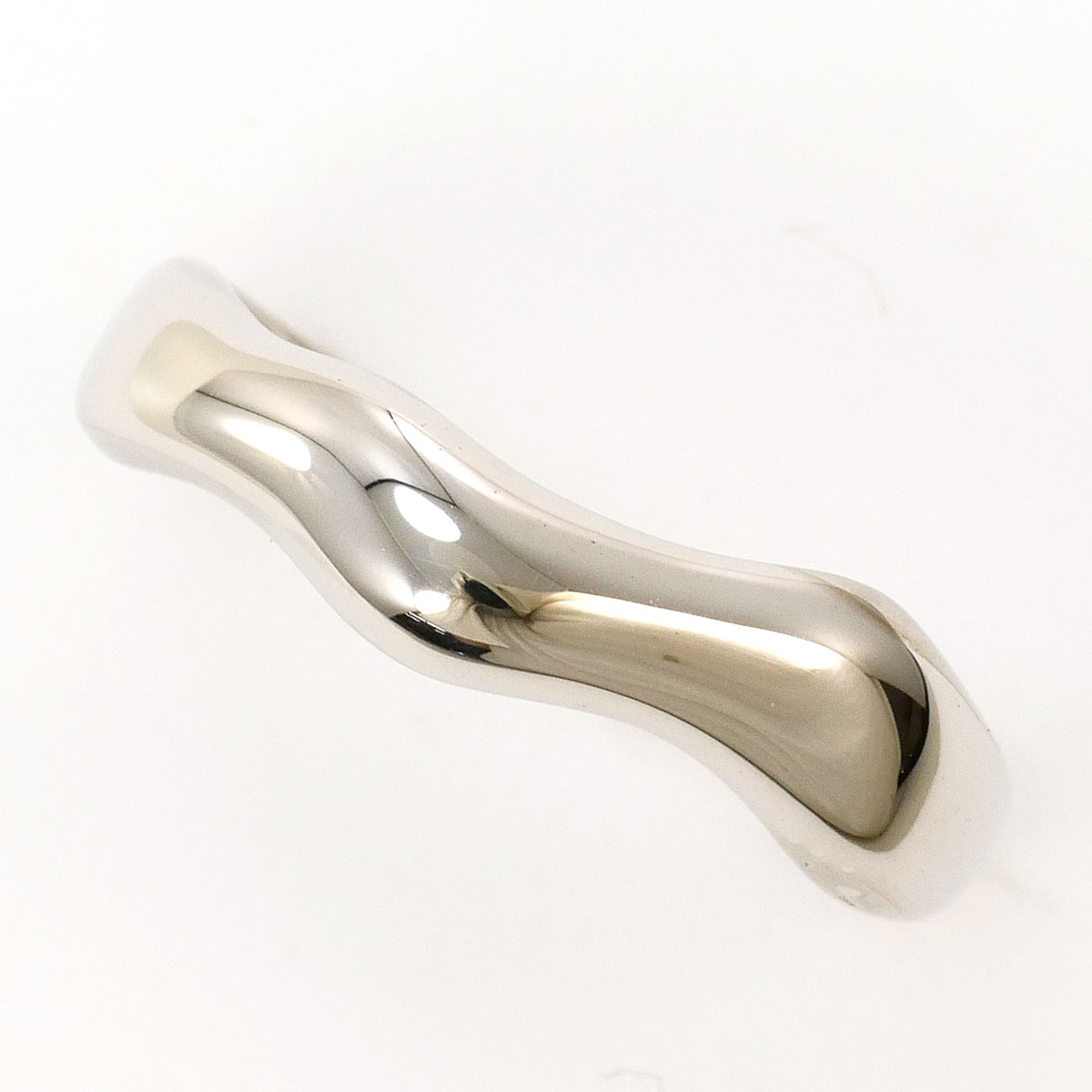 K14 14金 WG ホワイトゴールド リング・指輪 7号 総重量約1.2g 中古