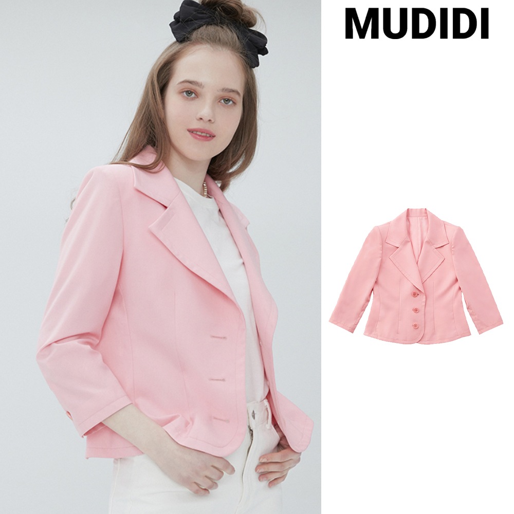 【MUDIDI】22SS★ One button short jacket 002 Designer fashion, Seoul-fully created | W Concept
