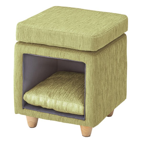 ペットスツール グリーン 幅35×奥行き35×高さ41cm PET-62GR