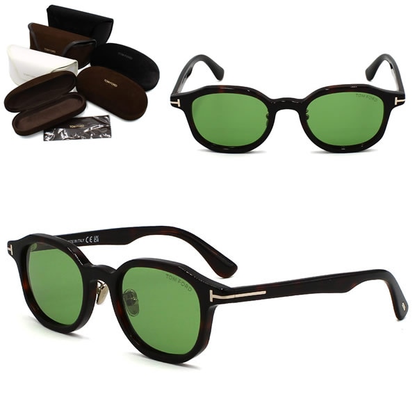 サングラス FT1149-D/S 52N 50 サングラス EYEWEAR ダークハバナ グリーン アジアンフィット メンズ レディース ユニセックス