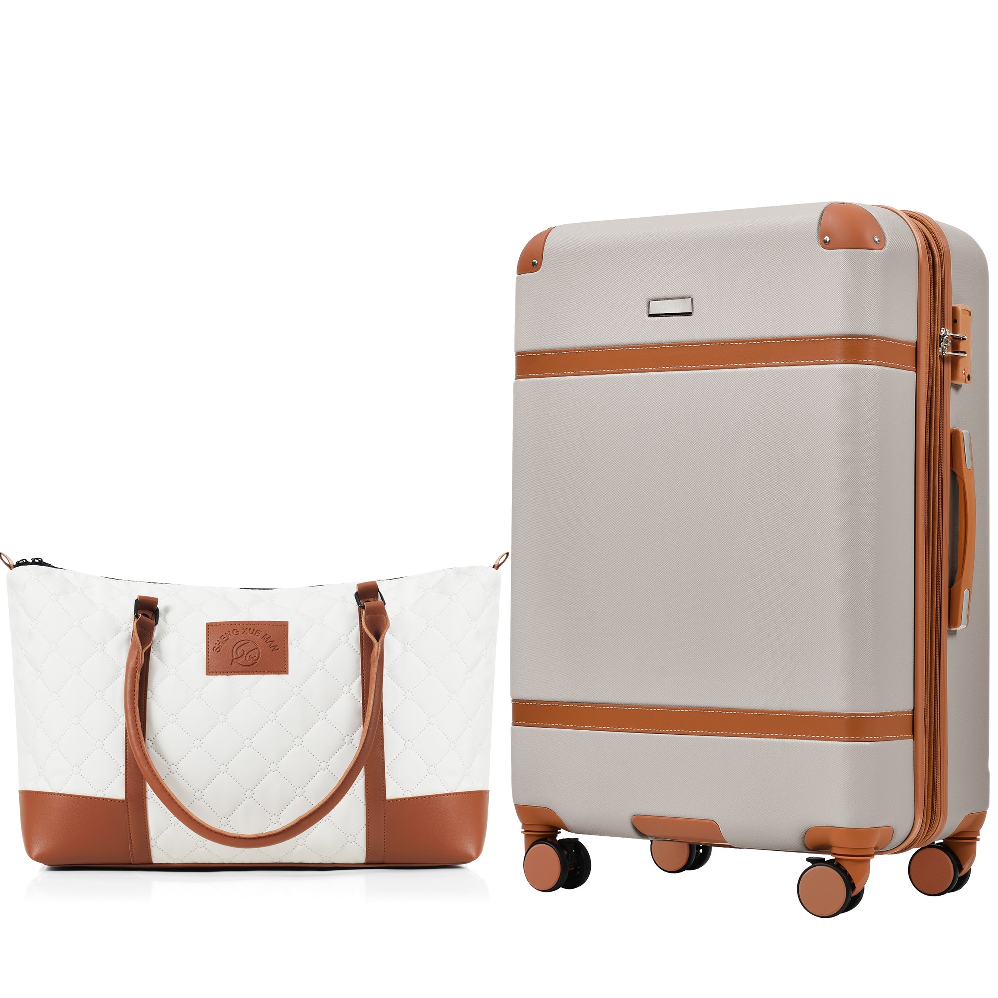 スーツケース Sサイズ トートバッグ ハンドバッグ レディース バッグ 手提げ 大容量キャリーケース キャリーバッグ ストッパー付き 容量拡張機能 TSAロック搭載 1日3日用 小型 suitcas 6,060円