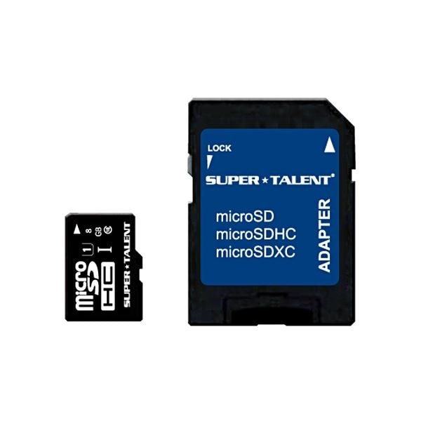 （まとめ）スーパータレント UHS-ICLASS10対応 microSDHCカード 8GB ST08MSU1P 1枚5セット