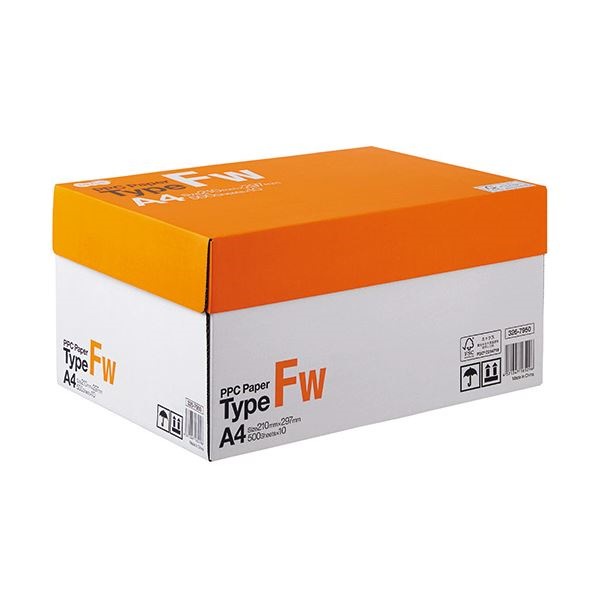 （まとめ） TANOSEE PPC PaperType FW A4 PPCFW-A4 1箱（5000枚:500枚10冊） 5セット