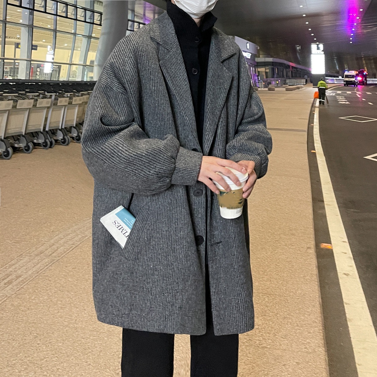 新作登場 チェスターコート メンズ ロング コーデュロイ アウター ジャケット トレンチコート ゆったり ビジネス 暖かい 細身 カジュアル おしゃれ 通勤