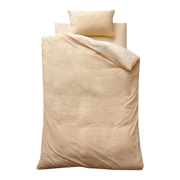 1380000001660 布団カバー 4点セット 無地 リバーシブル リバDカバー4点IT ミドルベージュ/ライトベージュ ダブル メーカー直送