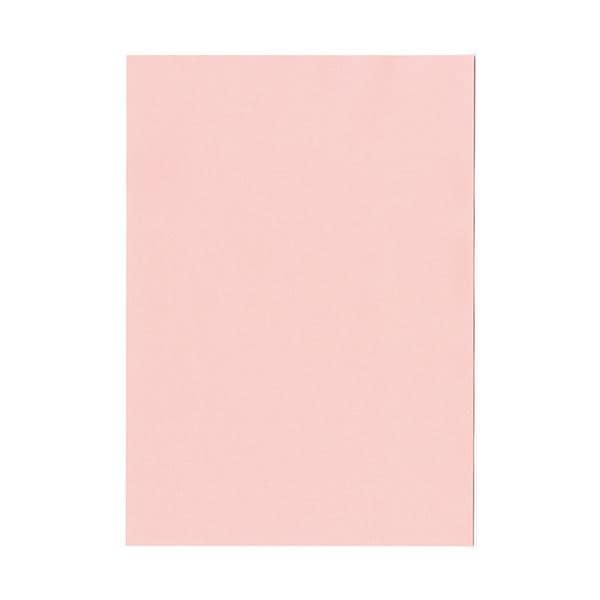 （まとめ）北越コーポレーション 紀州の色上質A4T目 薄口 桃 1箱（4000枚:500枚8冊）3セット