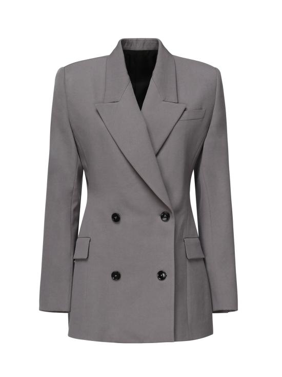 ALAIA Women Suit Jackets AA9V1129T612B 284 Grey