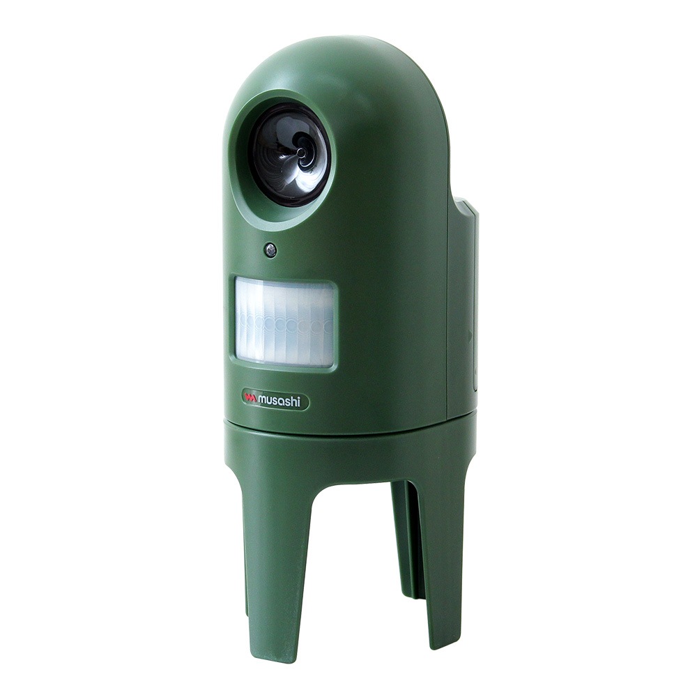 ネコを超音波で遠ざける 猫しっし 赤外線センサーが猫の接近をキャッチし超音波で追い払う 猫除け 野良猫の糞尿にお困りの方へ