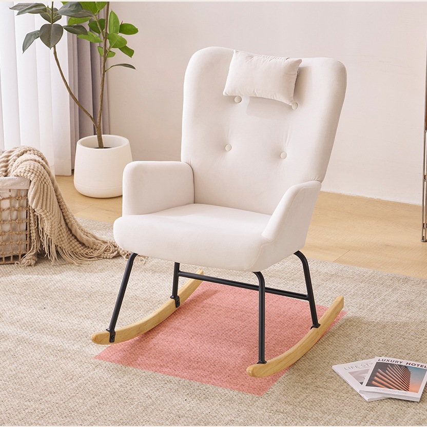 【国内即日発送】ロッキングチェア シングルソファー ソファー リクライニング可能 ラウンジチェア 大人用 快適 便利 おしゃれ 肘掛け 揺り椅子