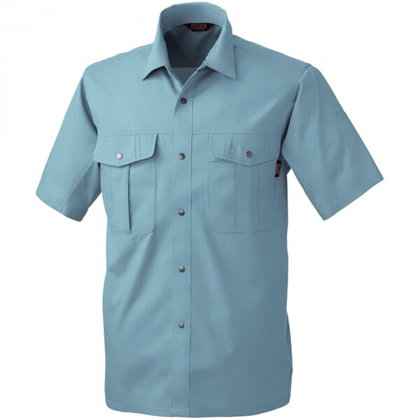 537 半袖シャツ LLサイズ ミストブル(208)