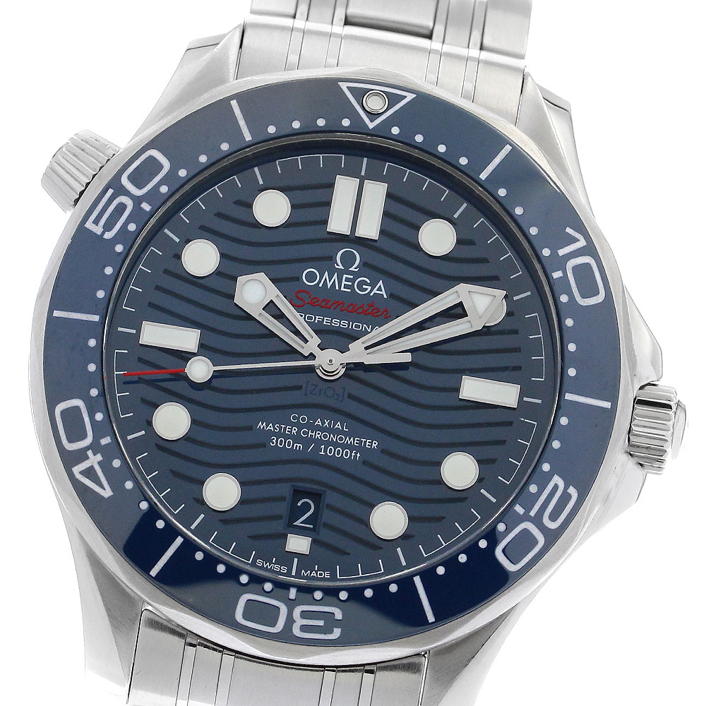 オメガ OMEGA 210.30.42.20.03.001 シーマスター300 コーアクシャル マスタークロノメーター 自動巻き メンズ 良品 保証書付き_891469【中古】