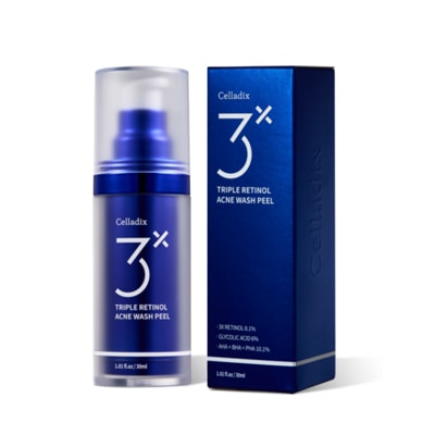 トリプルレチノールアクネウォッシュピール, 30ml, 1個