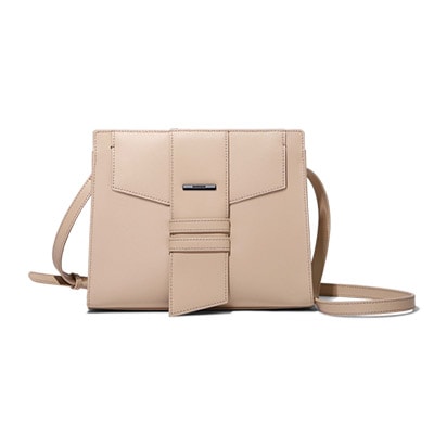Sophie 牛革 cross bag - beige ベージュ