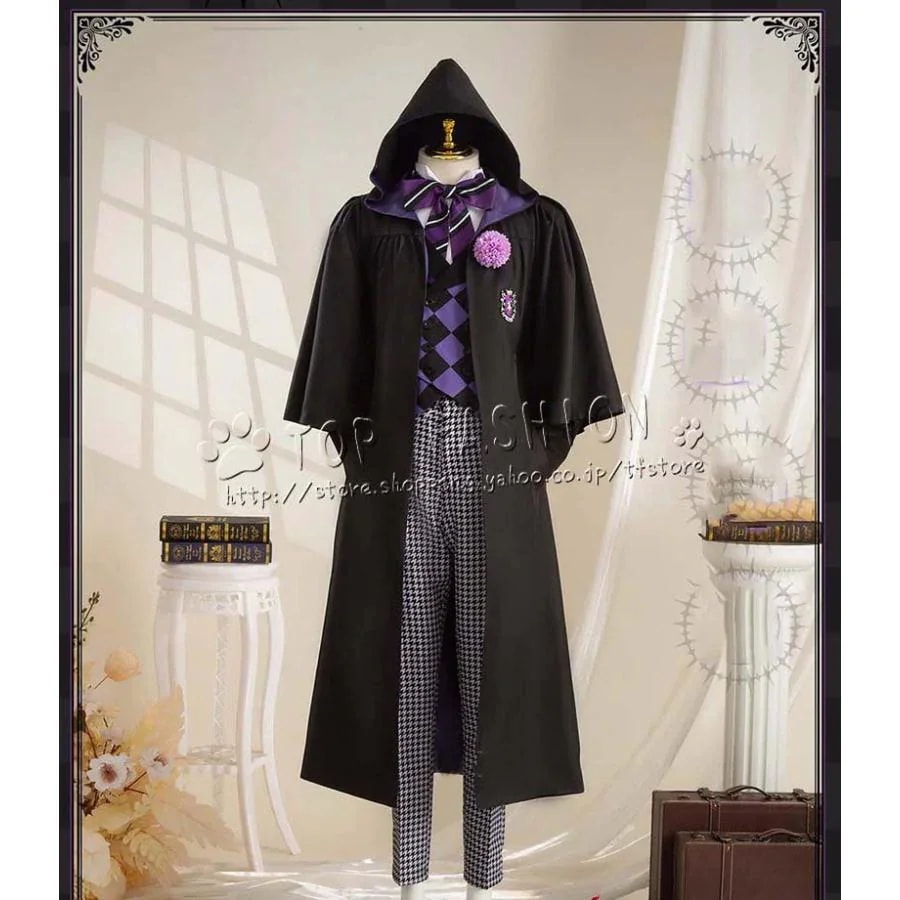 黒執事 -寄宿学校編- グレゴリー・バイオレット コスプレ衣装 演出服 クリスマス ハロウィン 文化祭