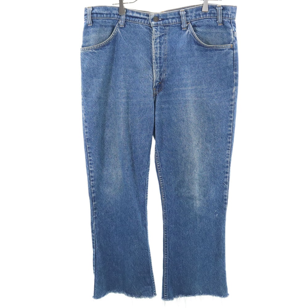 80s ボタン裏8 42タロン ベルボ ストレートデニムパンツ メンズ