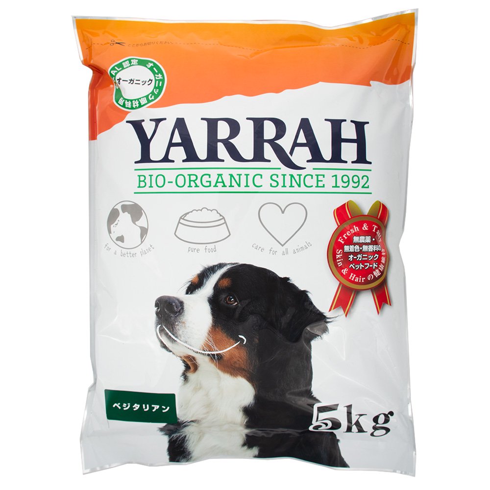 ドッグフード　ＹＡＲＲＡＨ　ヤラー　オーガニックドッグフード　ベジタリアン　５ｋｇ　正規品　ＣＲＣ45―05―50―00―00