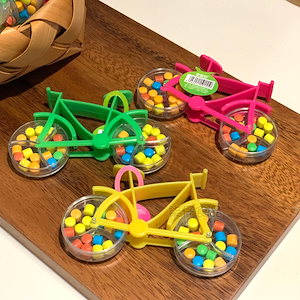 ネットレッド創意diy共有自転車玩具糖圧片糖