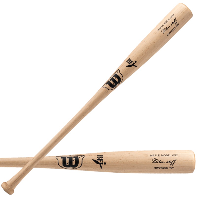 ウィルソン WILSON 硬式木製バット ウイルソンスタッフ W22S型 HWYW22S くり抜きあり 野球 硬式 バット BFJ 25SS(WBW2004010)