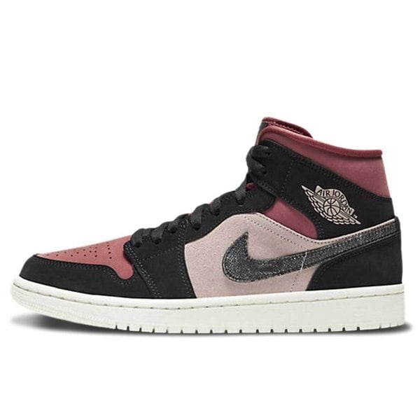 ギフ 包装 1 Jordan Air Nike 24cm エアジョーダン1ミッドバーガンディ Mid Bq6472 2 Womens Pink Dusty Burgundy その他 スニーカー スリッポン Garces Org