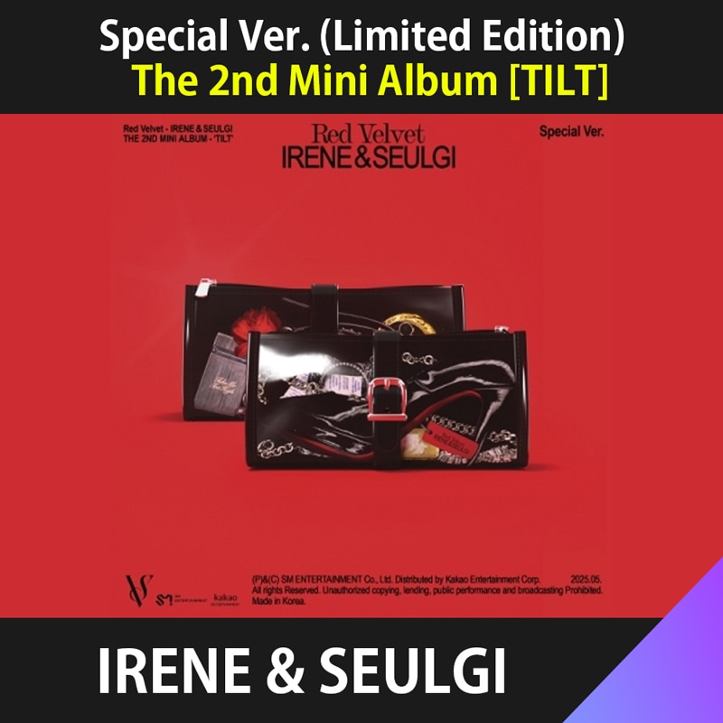 【限定版】（SPECIAL VER. (LIMITED EDITION)）Red Velvet - IRENE & SEULGI The 2nd Mini Album [TILT]