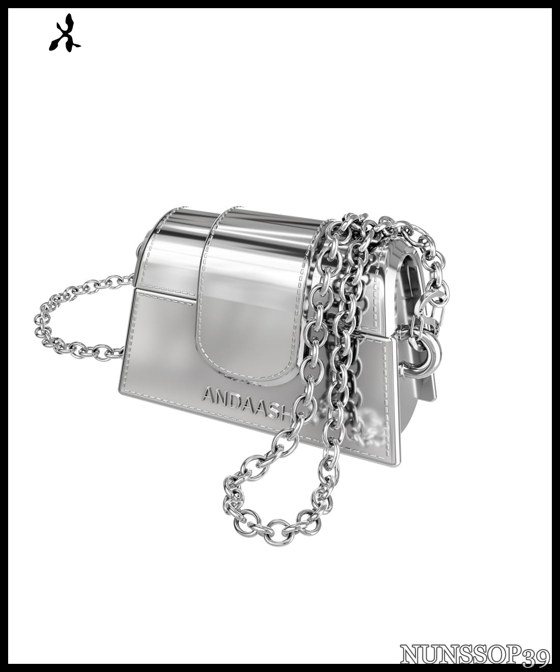 ANDAASH Airpods GAB 01 SILVER