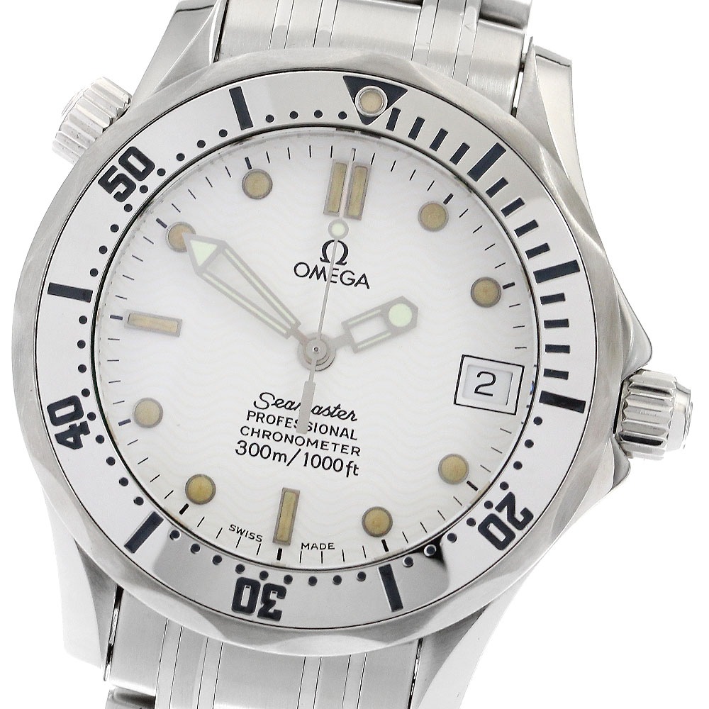 オメガ OMEGA 2552.20 シーマスター300 デイト 自動巻き ボーイズ _903658【中古】