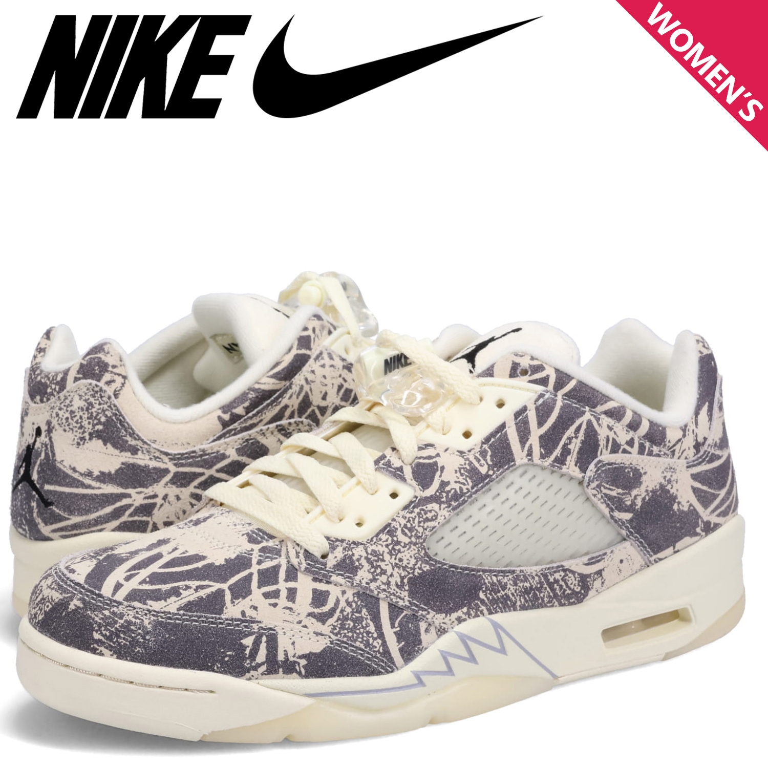 訳あり BOX破損 エアジョーダン5 レトロ ロー スニーカー レディース DA8016-100 返品不可