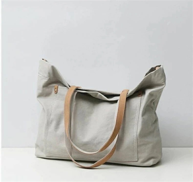 【人気商品超目玉】トートバッグ 本革 帆布 2way トートバック ショルダー 肩掛け マザーズバッグ ヌメ革 レザー キャンバス マザーバッグ 大きめ 大容量 A4 レディース