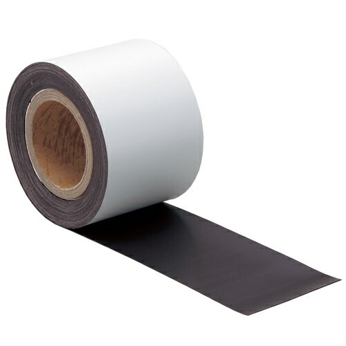 （まとめ買い）ライオン事務器 マグネットシート ツヤなしロールタイプ 100mmx10mx0.8mm RS-103 白 283-69 [x3]