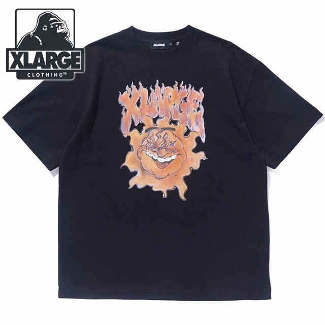 メール便 エックスエルバーニンブ ショートスリーブ Tシャツ [101243011005] メンズ トップス 半袖 プリントティー x-large エックスラージ BLACK