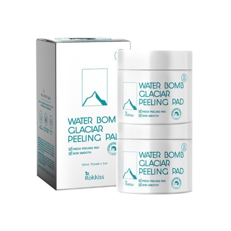 ウォーターバーム 氷河水 弱酸性 ピーリングパッド