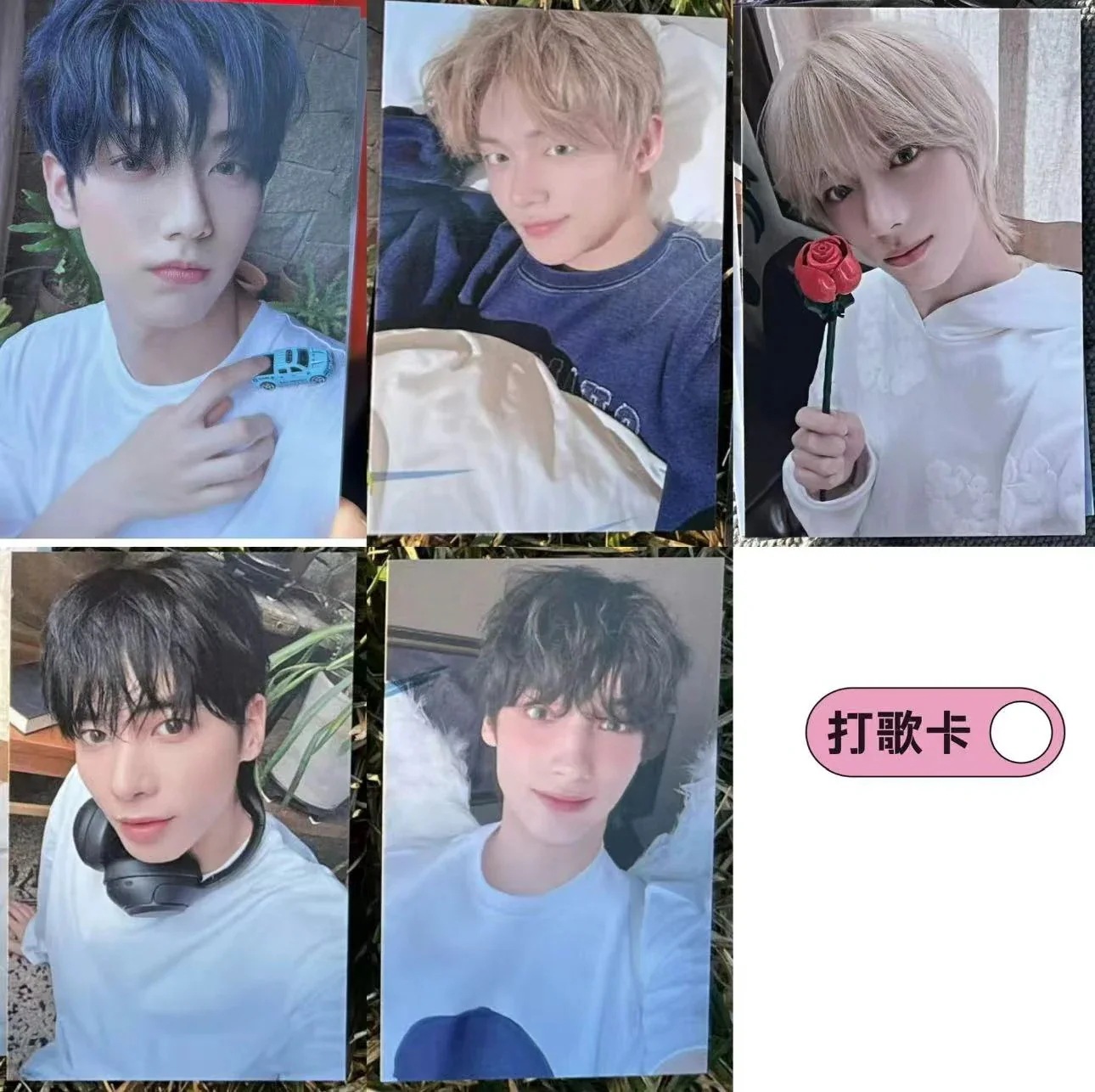 TXT MINI7 SANCTUARY MUSIC BANK BROADCAST 特典メンバー5枚