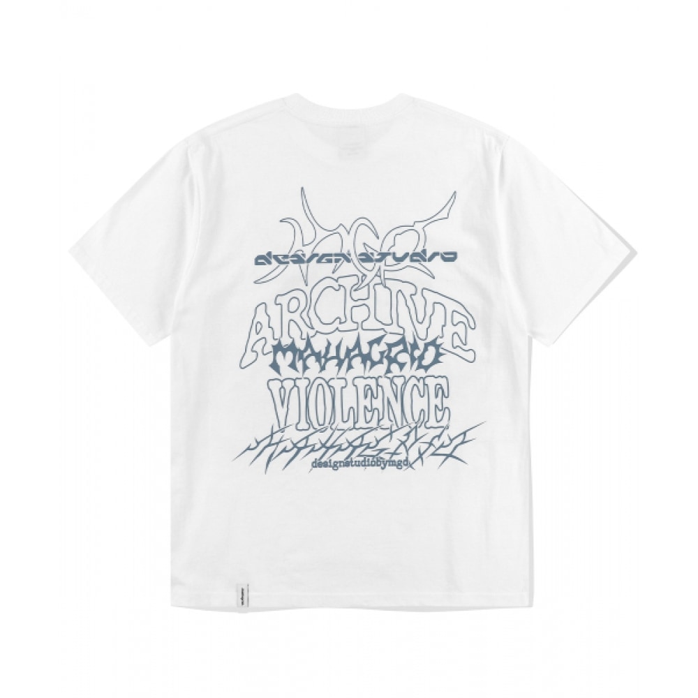 マハグリッドマルチロゴ T シャツホワイト (MG2EMMT516A)