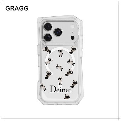 【GRAGG】 MAGSAFE LANDING CORNER CASE CLEAR - NIGHT BEAR IN 正規品