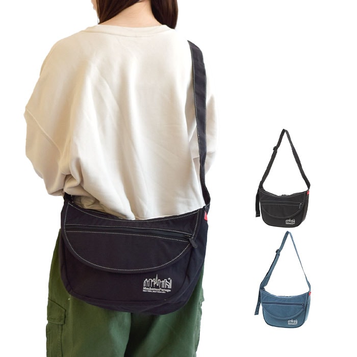 Manhattan Portage ショルダーバッグ Duet Shoulder Bag Crossover メンズ レディース ブラック ブルー MP2409CROSSOVER