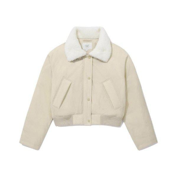 パディング JQS CO2404DP76-BT RDS ウーマン シアリング カラ 숏 プーパー Butter